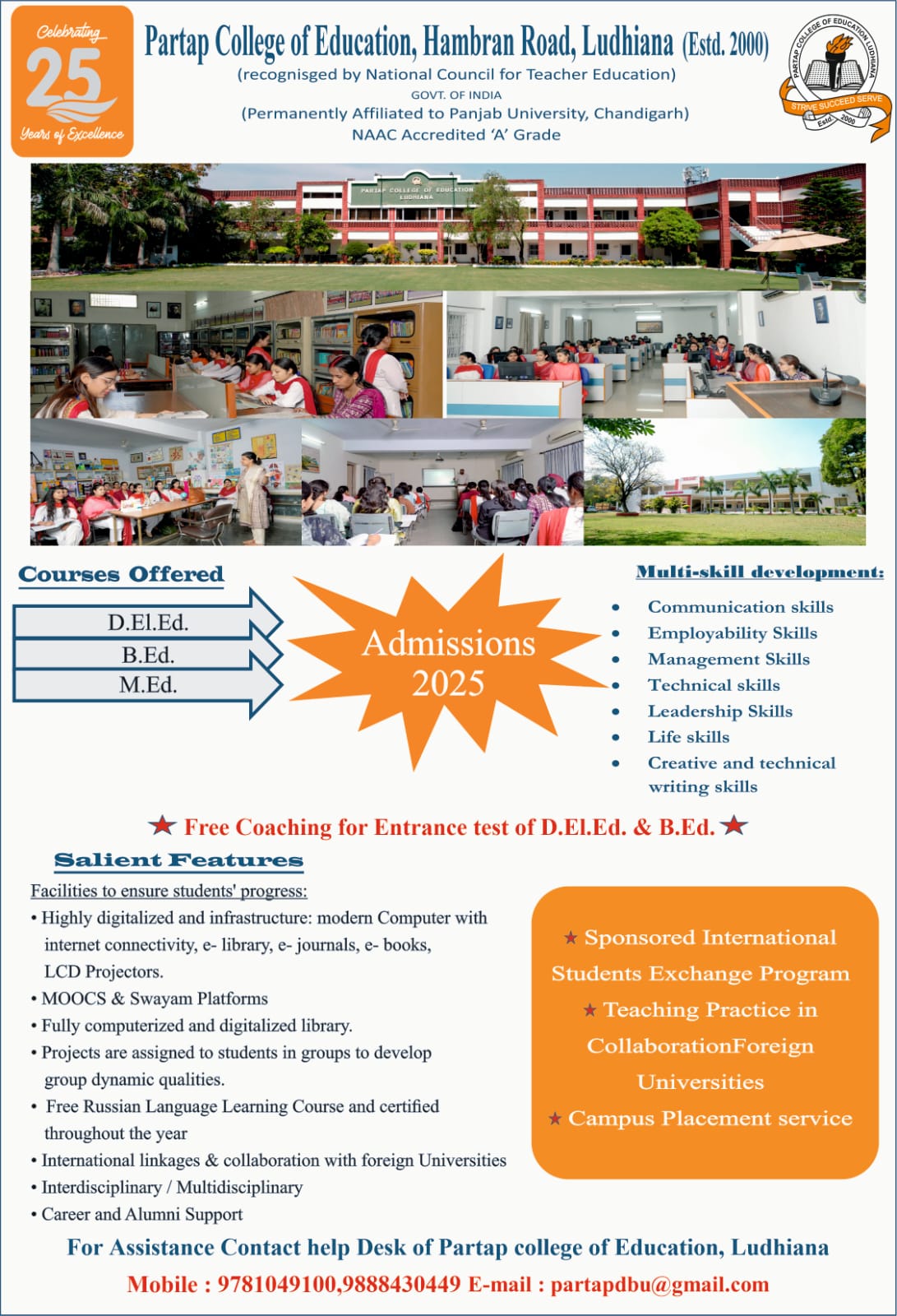Admissions Open